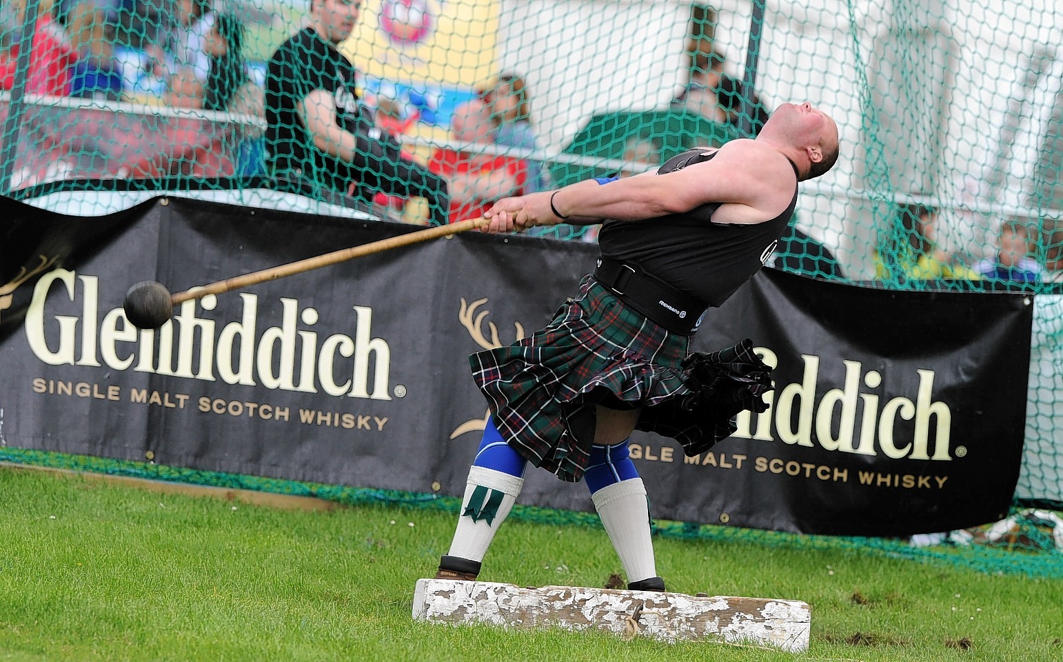 Photo of Highland games athlete Craig Sinclair.