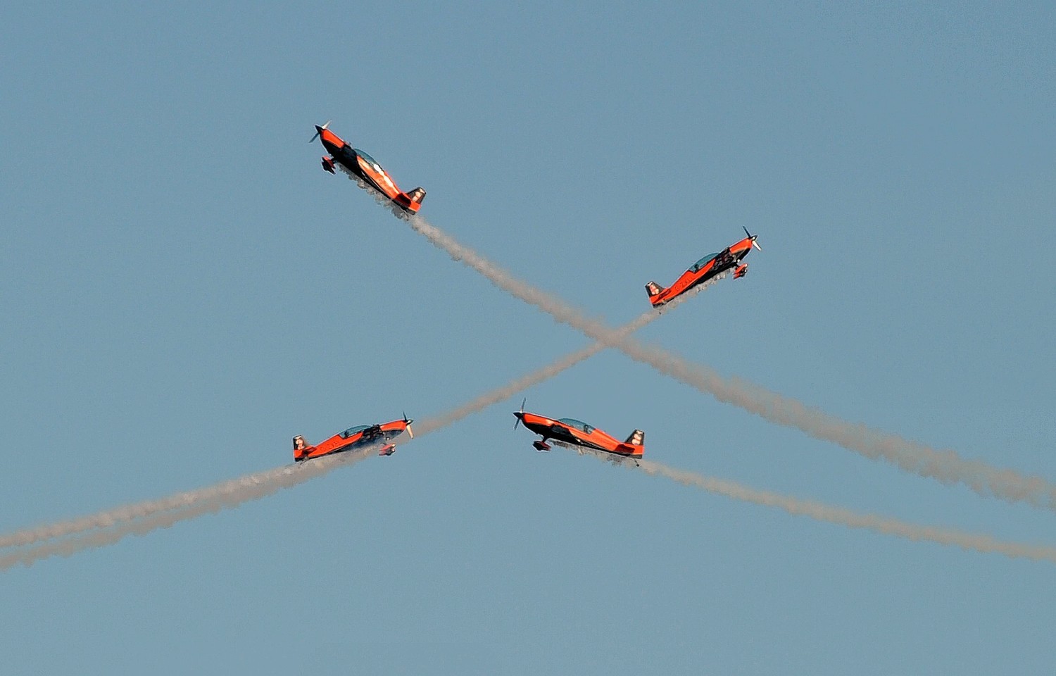 The Blades will perform over Peterhead harbour next month
