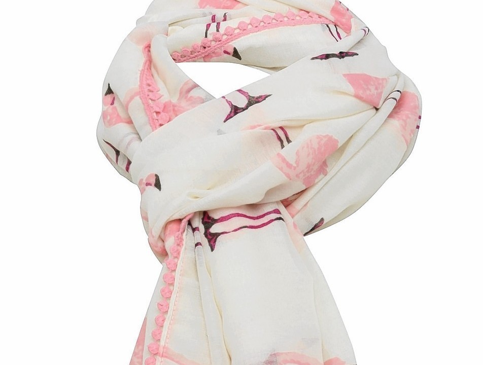 M&Co flamingo print scarf, £14