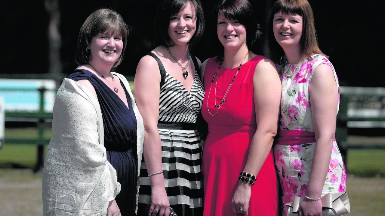 Fiona Thain, Anne Seivwright, Lyndsay Cowie and Carole Seivwright