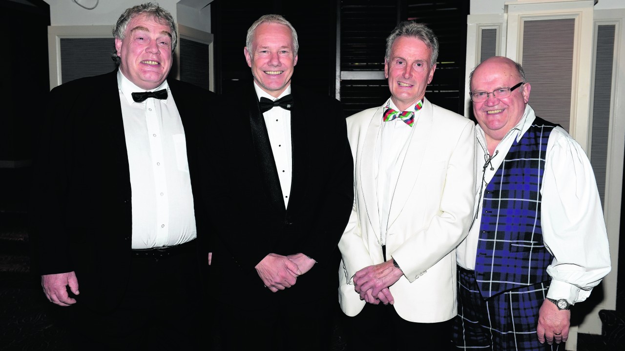 Ian Milne, John Rutherford, Howard Roper and Peter Mitchell.