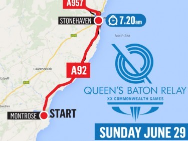 Aberdeenshire Baton route
