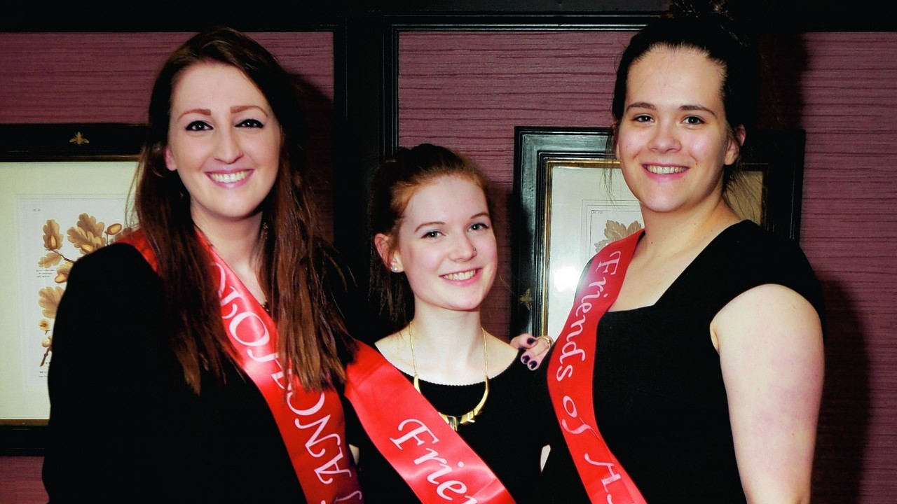 Natalie Strachan, Bernice Hart and Carly Davidson.