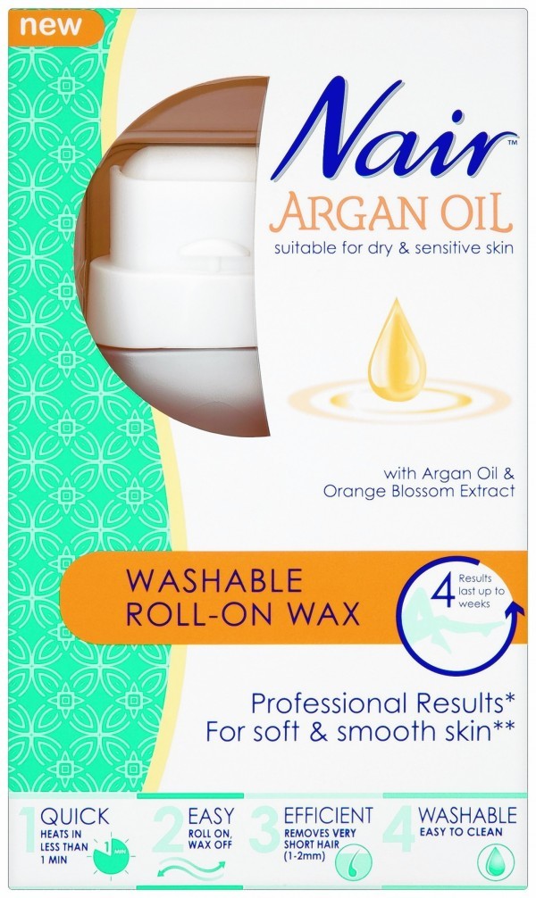 Nair Argan Oil Roll-On Wax, £12.99 (Boots/Superdrug)