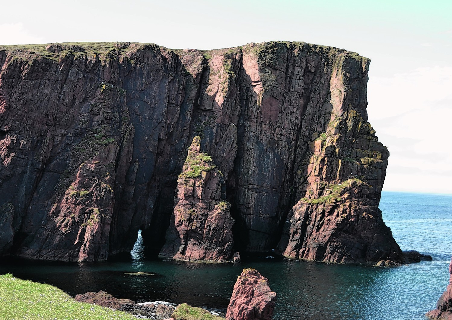 There are fears over clifftop safety in Shetland