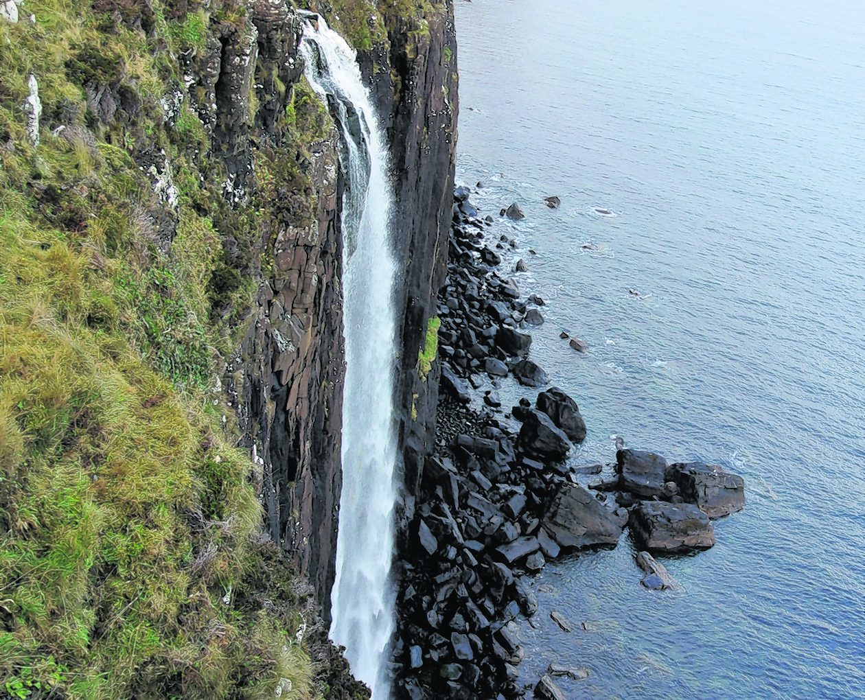 Kilt Rock, near Staffin, where coastguard teams have previously been sent to rescue stranded dogs