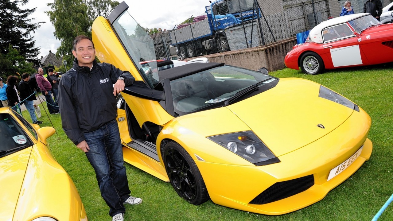 Al See with his Lamborghini Murcielago Roadster