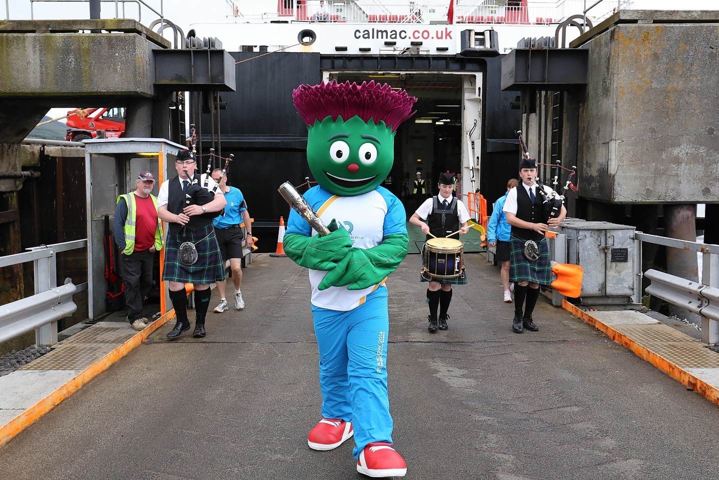 The Baton arrives in the Highlands