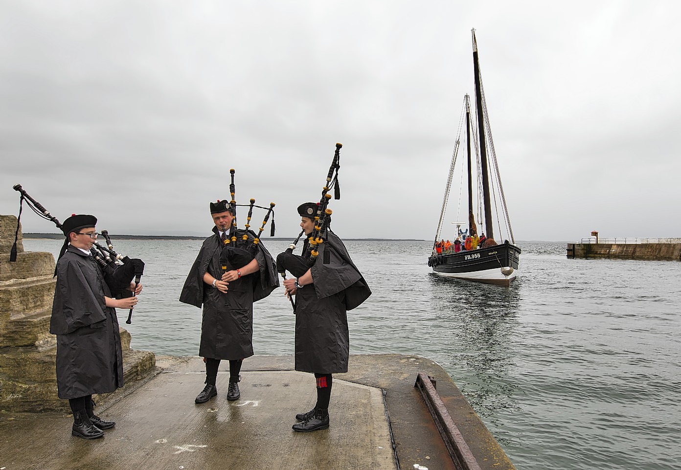 The reaper arrives at Burghead