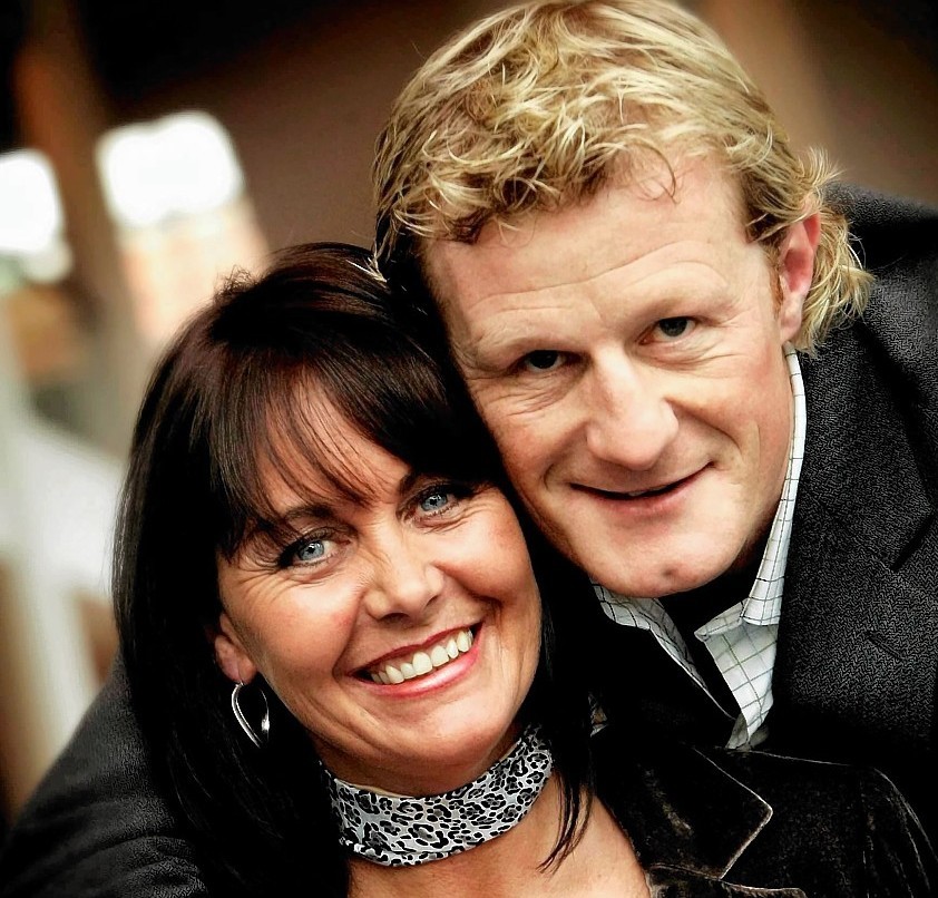 Colin Hendry with Denise