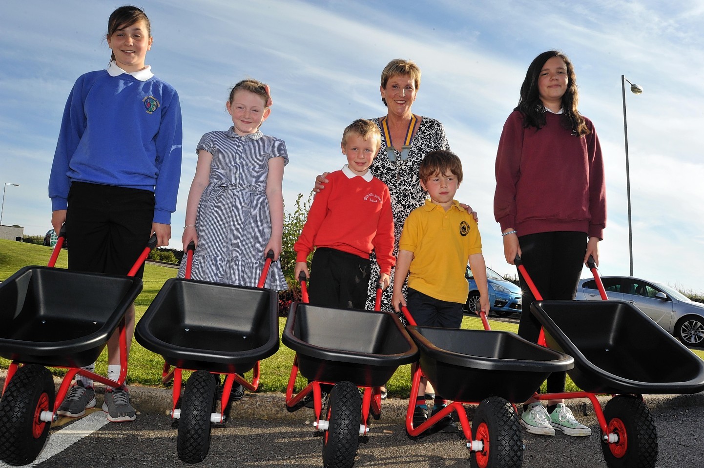 Banff Inner Wheel Club has donated five barrows