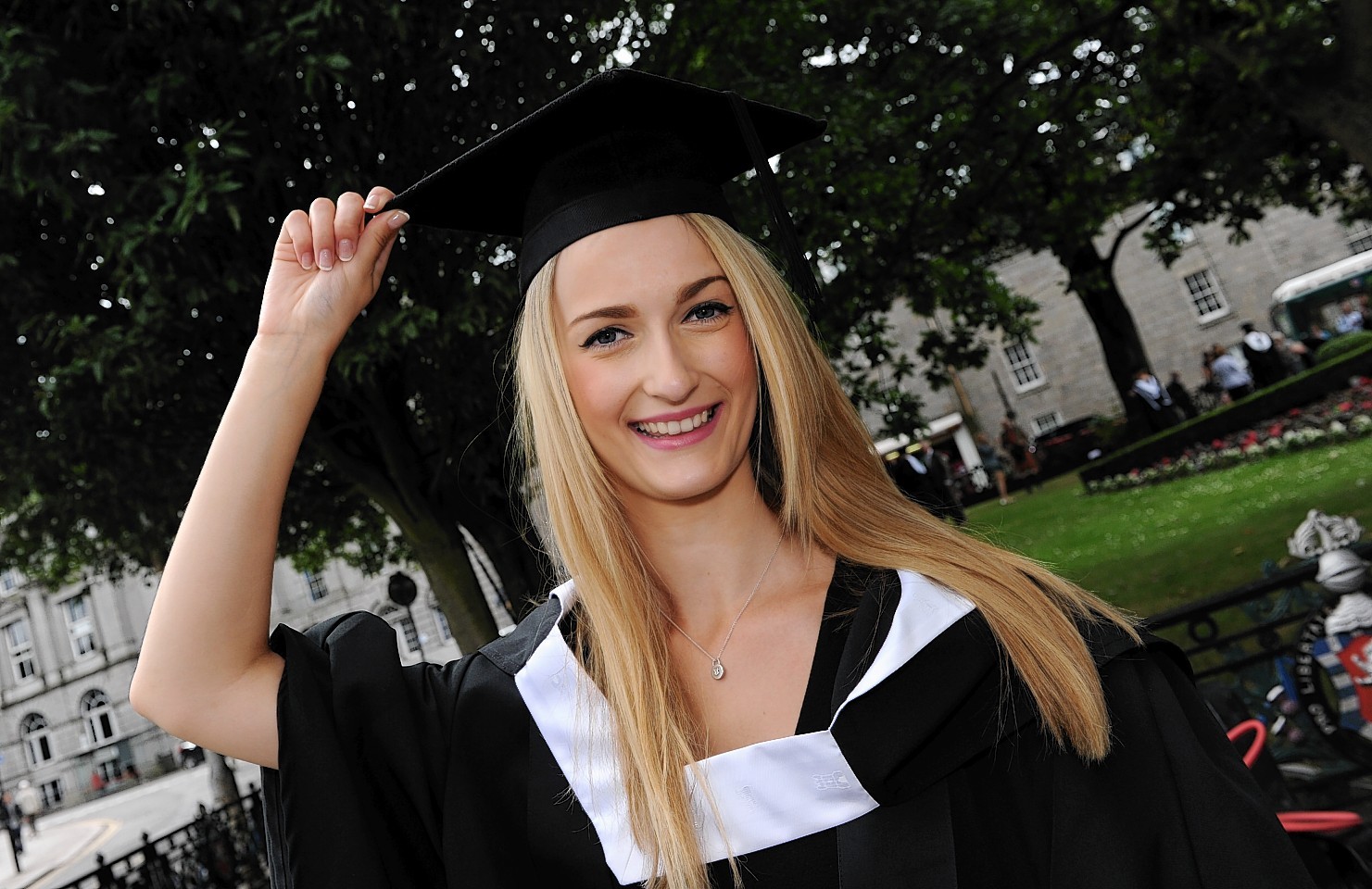 Gemma graduates with a degree in nutrition and dietetics