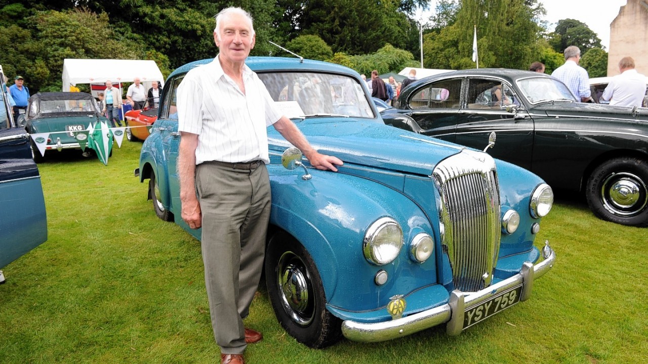Bill Main from Kingswells with his 1953 Daimler Conquest
