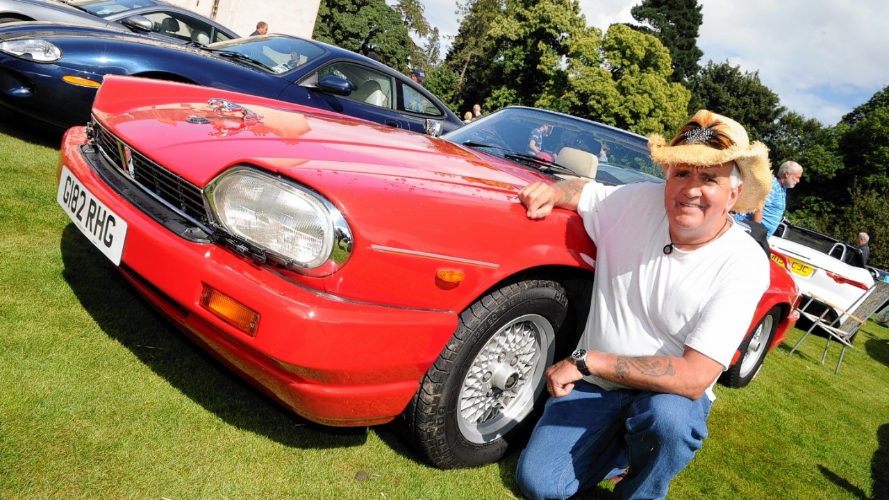 James McLeish from Torphins with his 1989 Jaguar XJS 5.3 V12