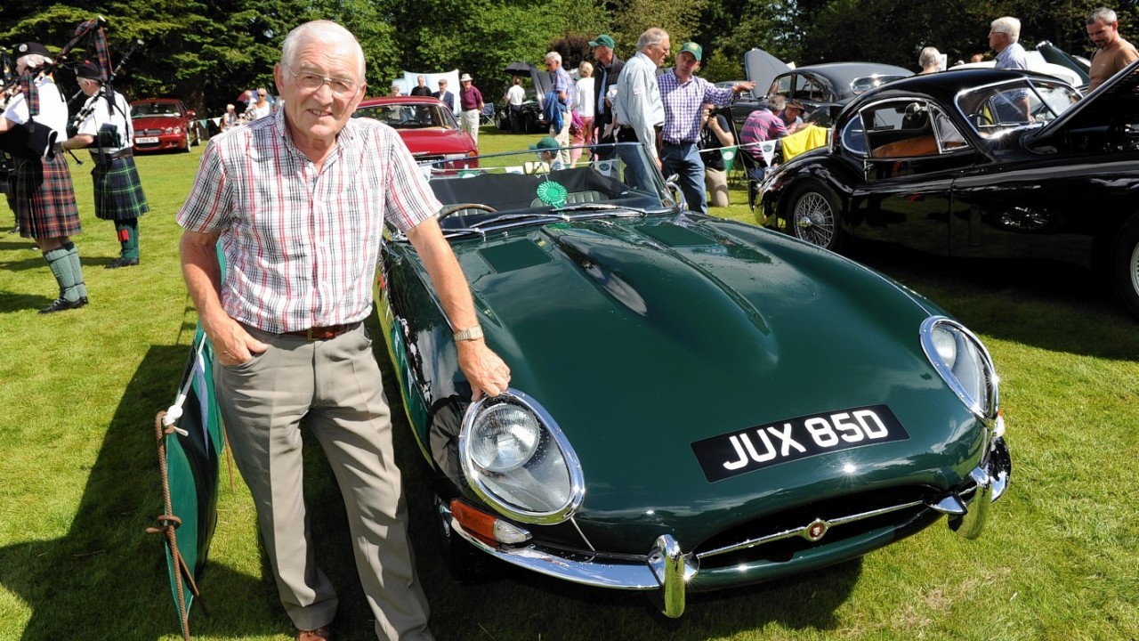 Ian Anderson from Banff with his 1966 E-Type 4.2