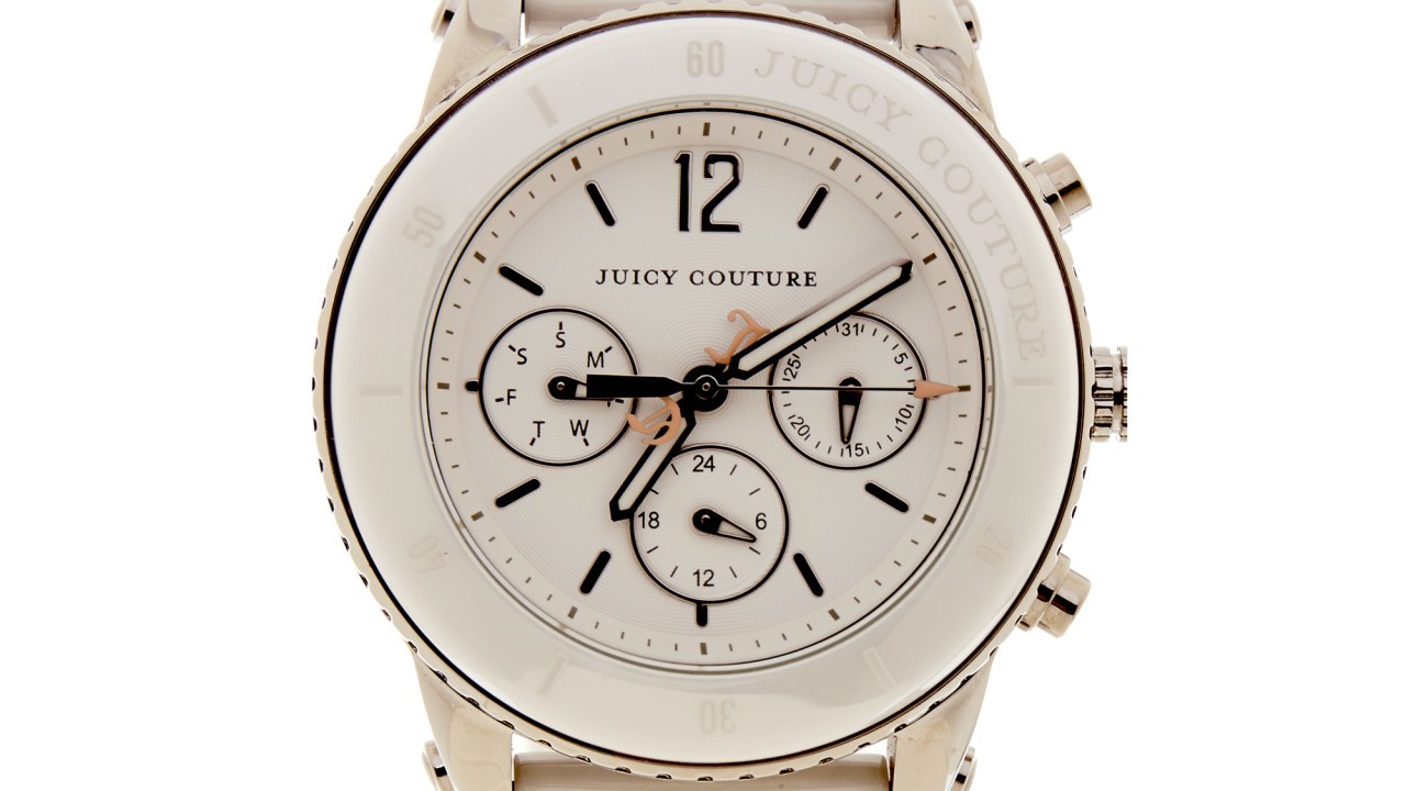 Juicy Couture Pedigree ceramic white bracelet watch £175 at Brand Outlet