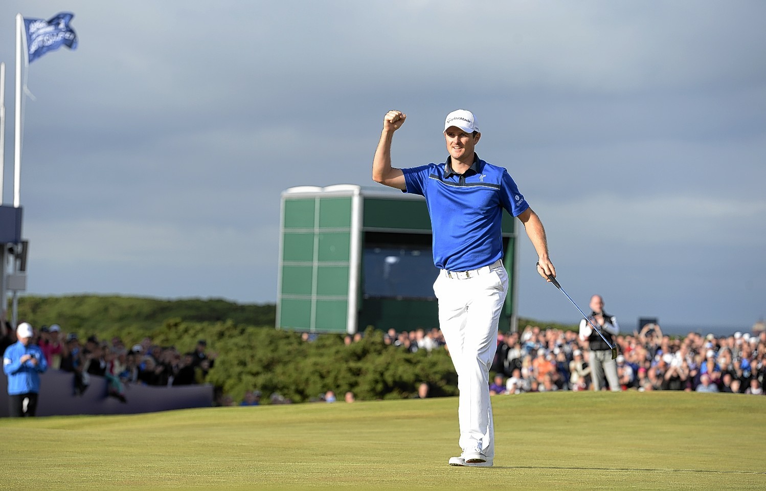 Justin Rose at the Scottish Open in Aberdeen