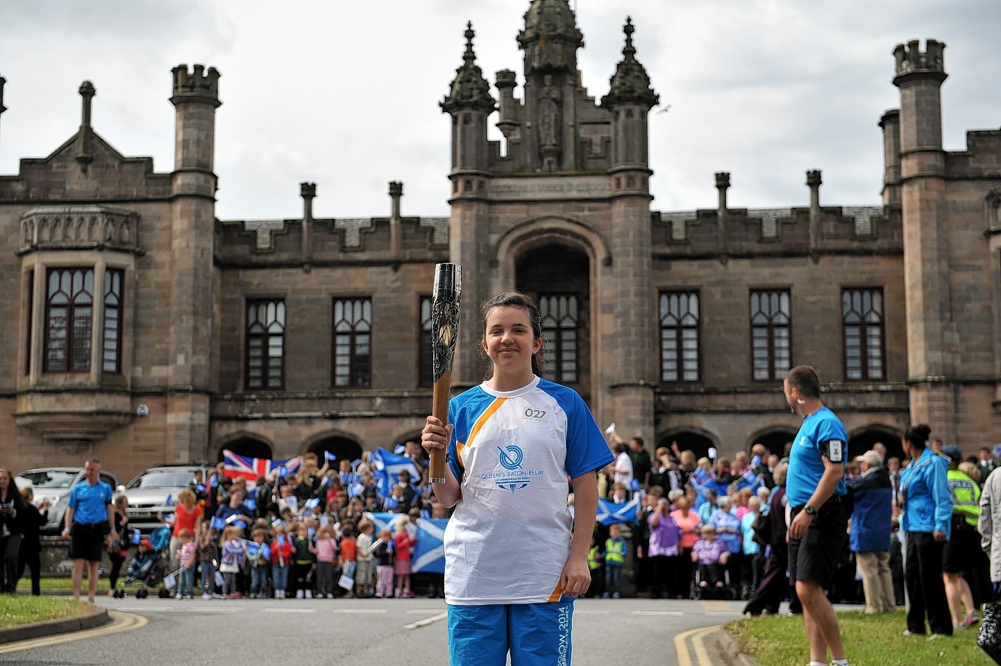 The Queen's Baton made its way through Moray last week