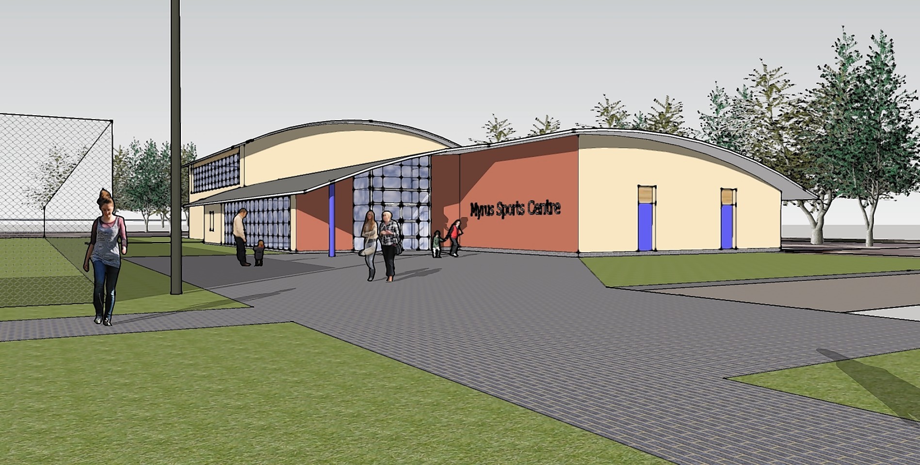 Artist impression of the Macduff centre