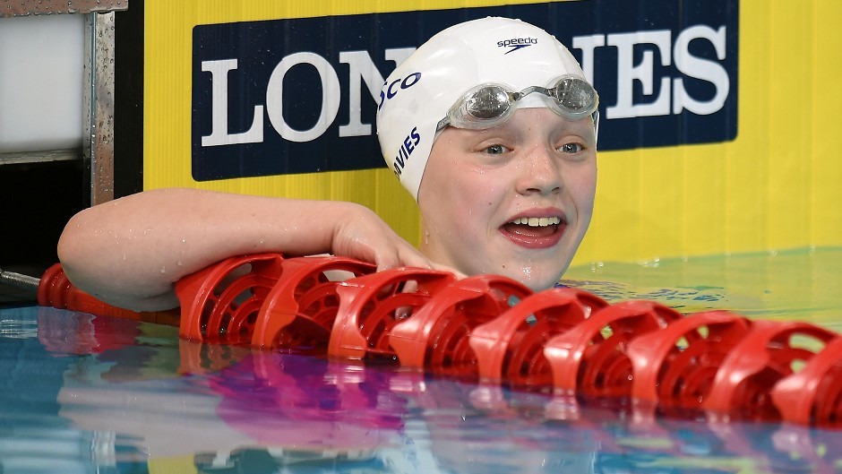 13-year-old Commonwealth Games medal winning swimmer Erraid Davies