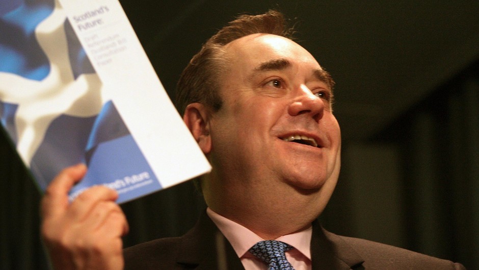 Alex Salmond claimed independence will help redress regional economic imbalance.