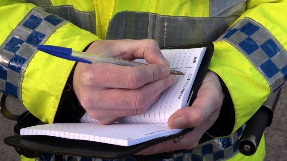 Police have closed the A82