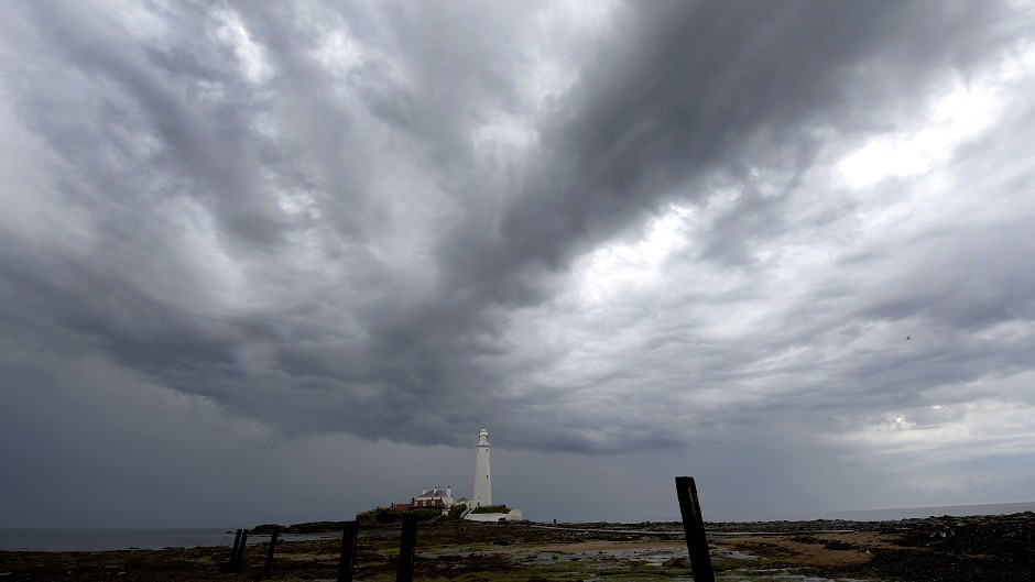 Thunderstorms bringing rain are forecast to hit.