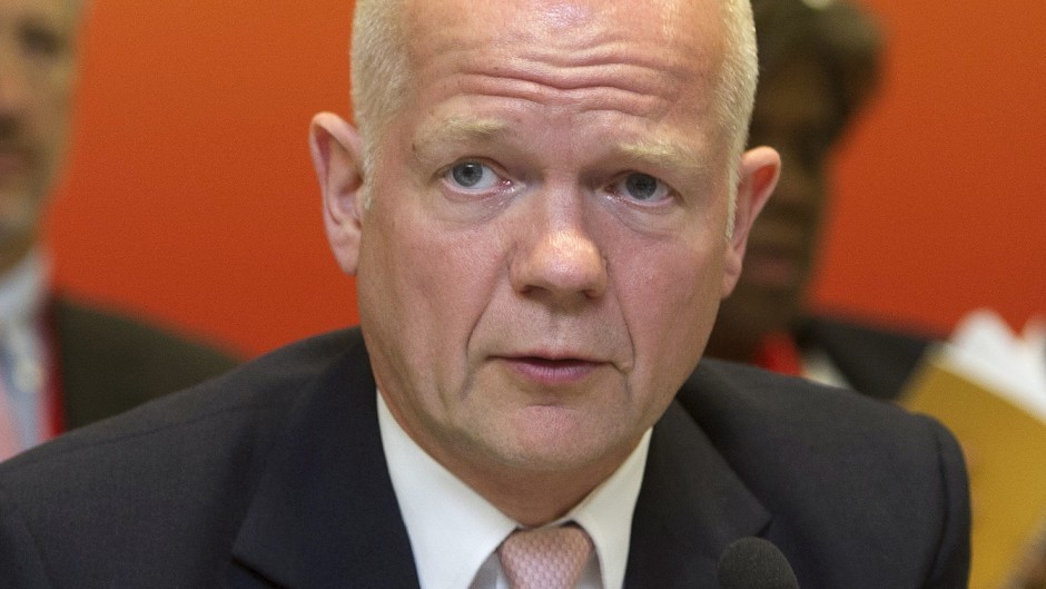 William Hague is expected to be joined by foreign ministers from the US, France and Germany in Vienna