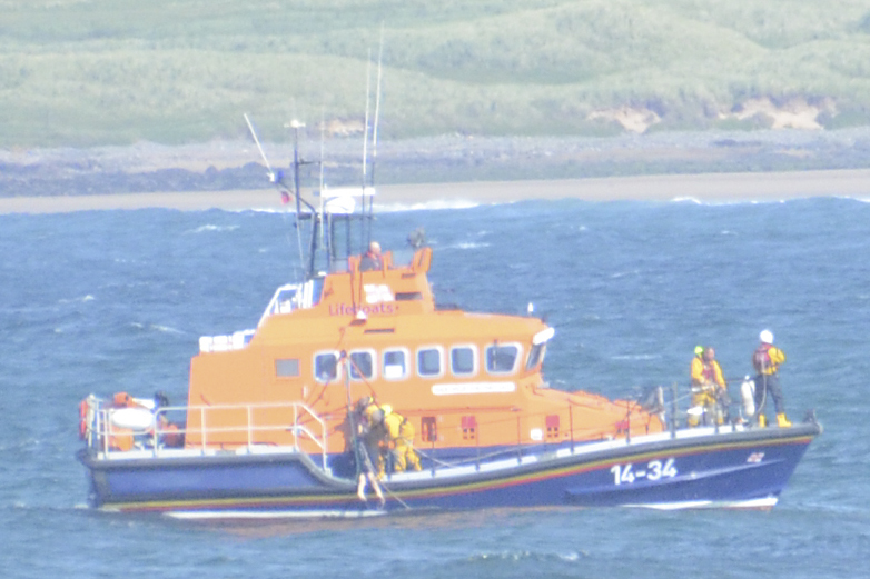 Fraserburgh RNLI crew recover first child from the water