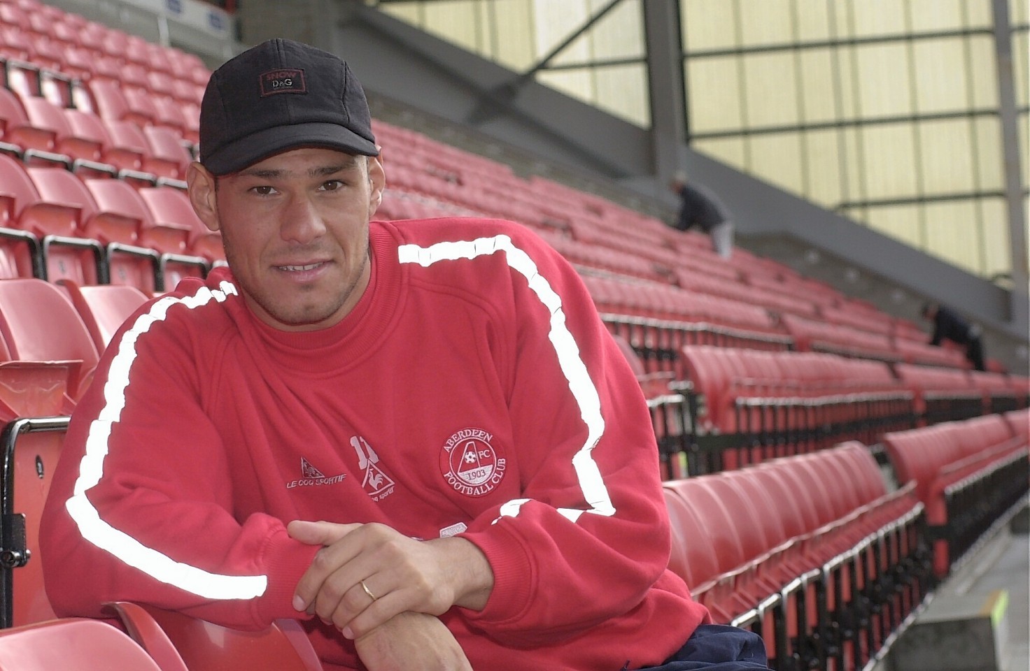 Roberto Bisconti in his playing days with Aberdeen