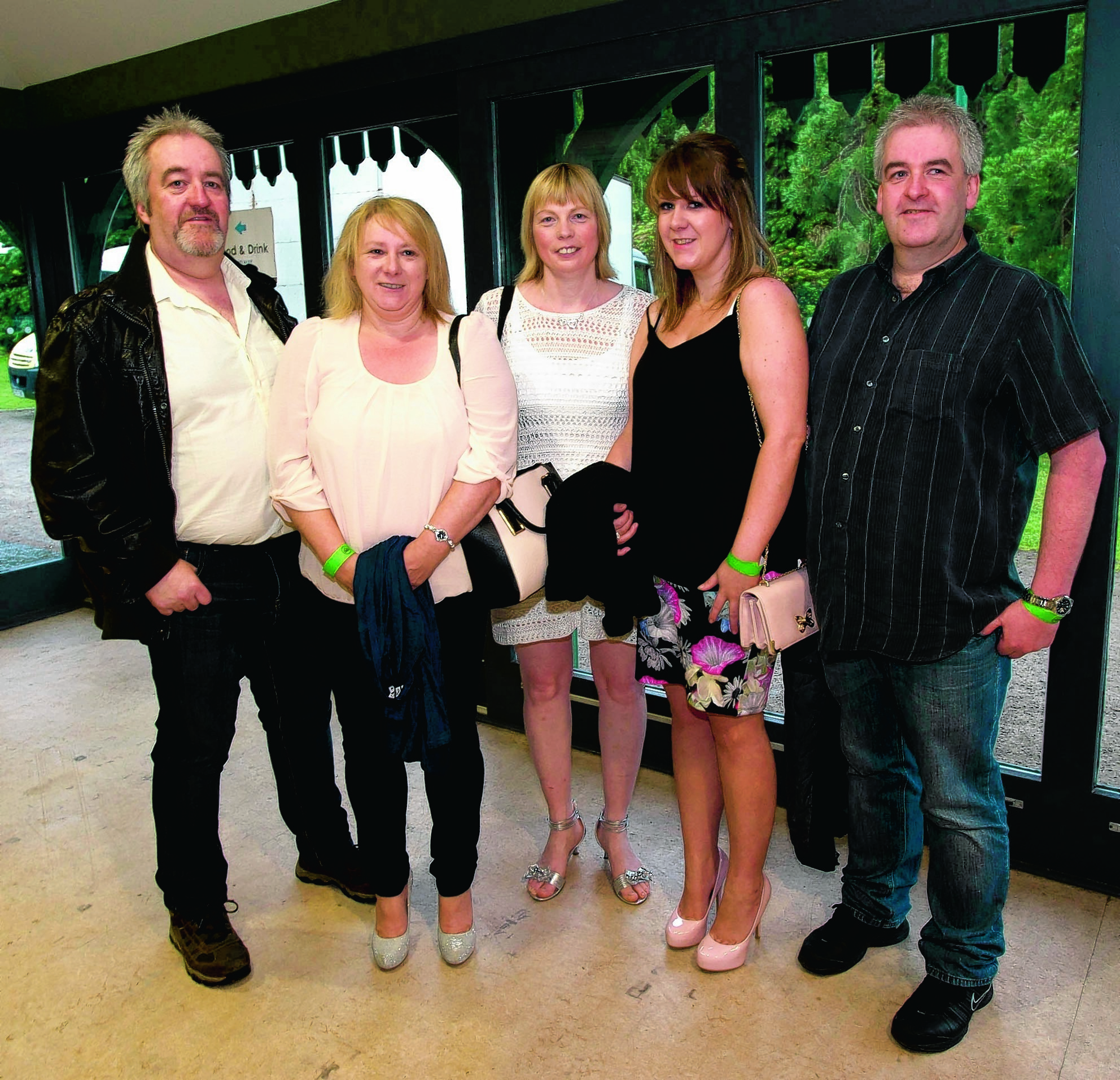 Norman, Christine, Mags, Louise and Gordon Matheson.