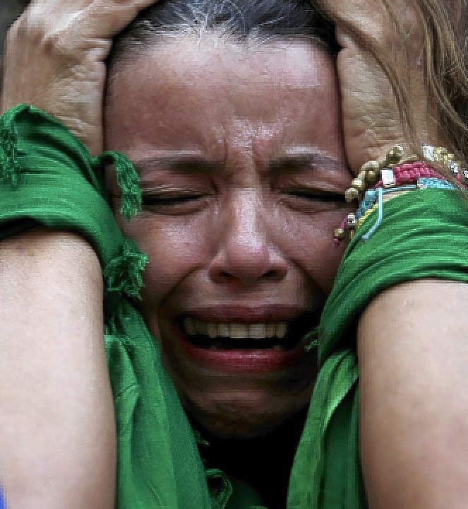 Brazilians are distraught after losing to Germany