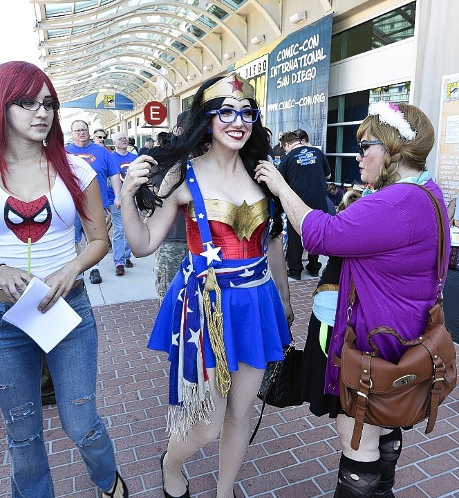 The preview night at the 2014 Comic-Con International Convention held  Wednesday, July 23, 2014 in San Diego