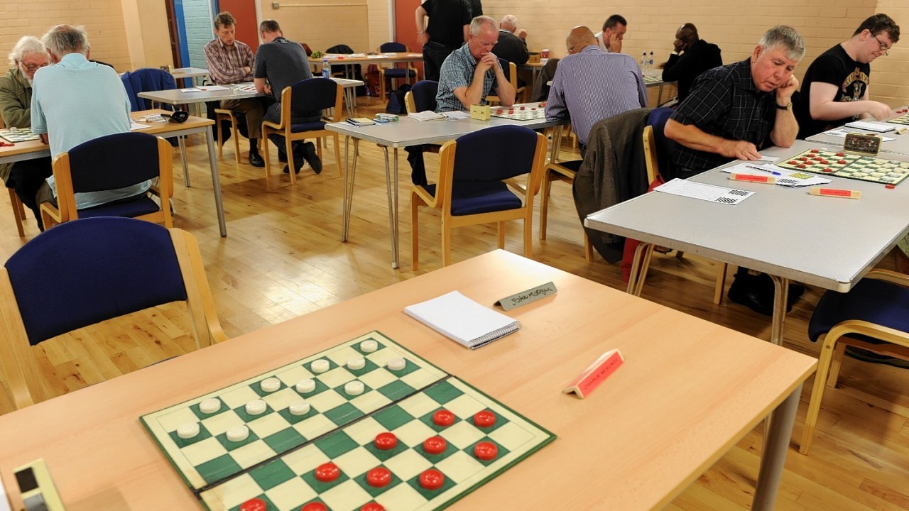 The British Draughts Championships are currently taking place in The Spectrum Centre, Inverness