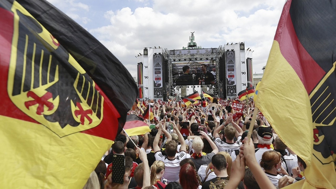 Germany celebrate their World Cup win on home soil