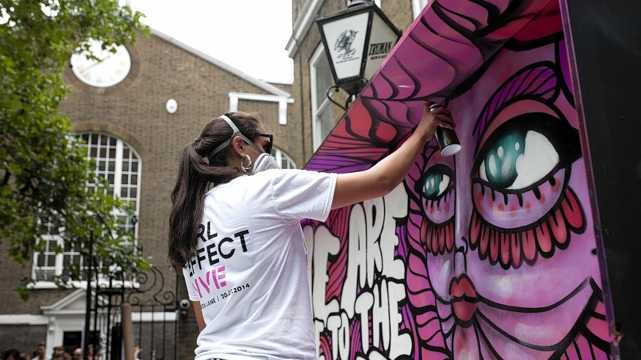 The Girl Effect Live event, an all-day festival taking place on Brick Lane in east London, to celebrate the power of girls in overcoming global poverty.