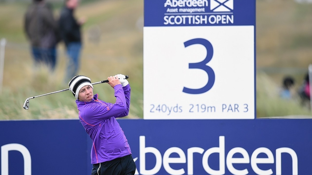 Young English star Matthew Fitzpatrick mixes with some of the World's best at Royal Aberdeen
