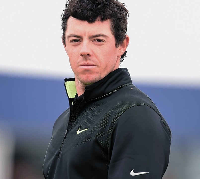 Northern Irishman Rory McIlroy gets back to the clubhouse at seven under par