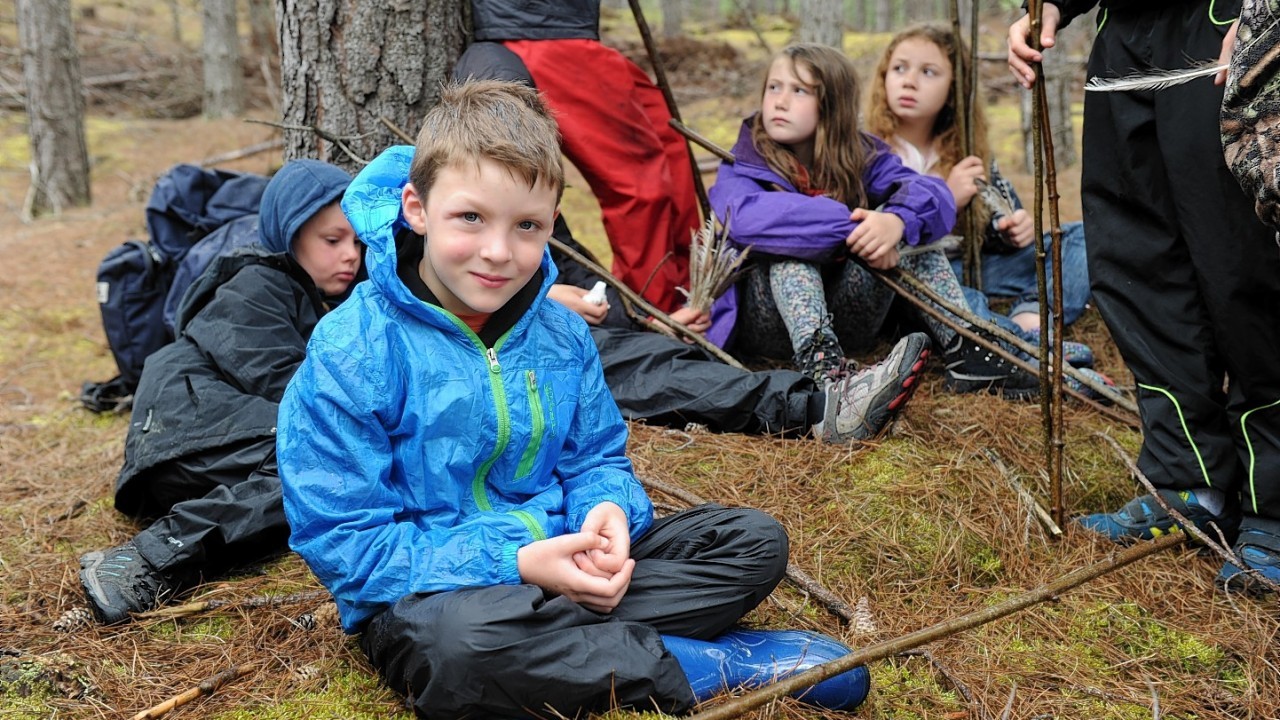 Wild Thing charity teaches kids from Moray, the North East and the Highlands bushcraft skills