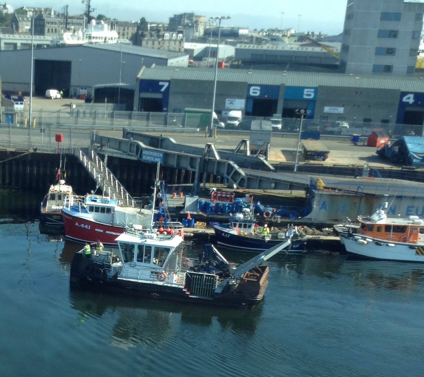 Stuart Wallace's body was recovered from Aberdeen Harbour. Picture submitted by Martin Pedersen