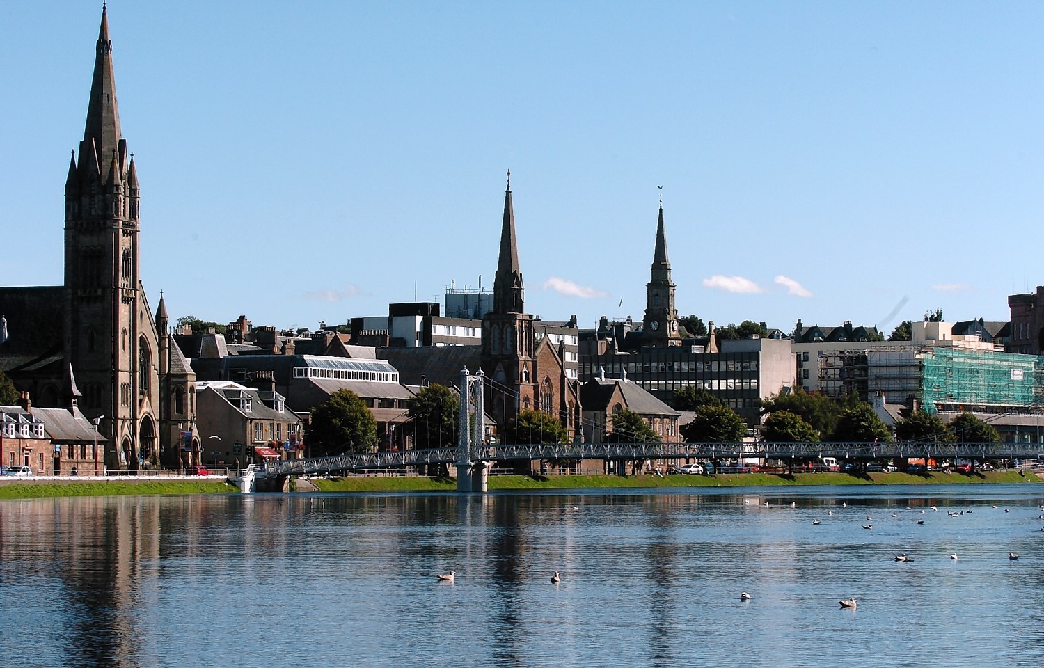 River Ness where the new platform will highlight the vista