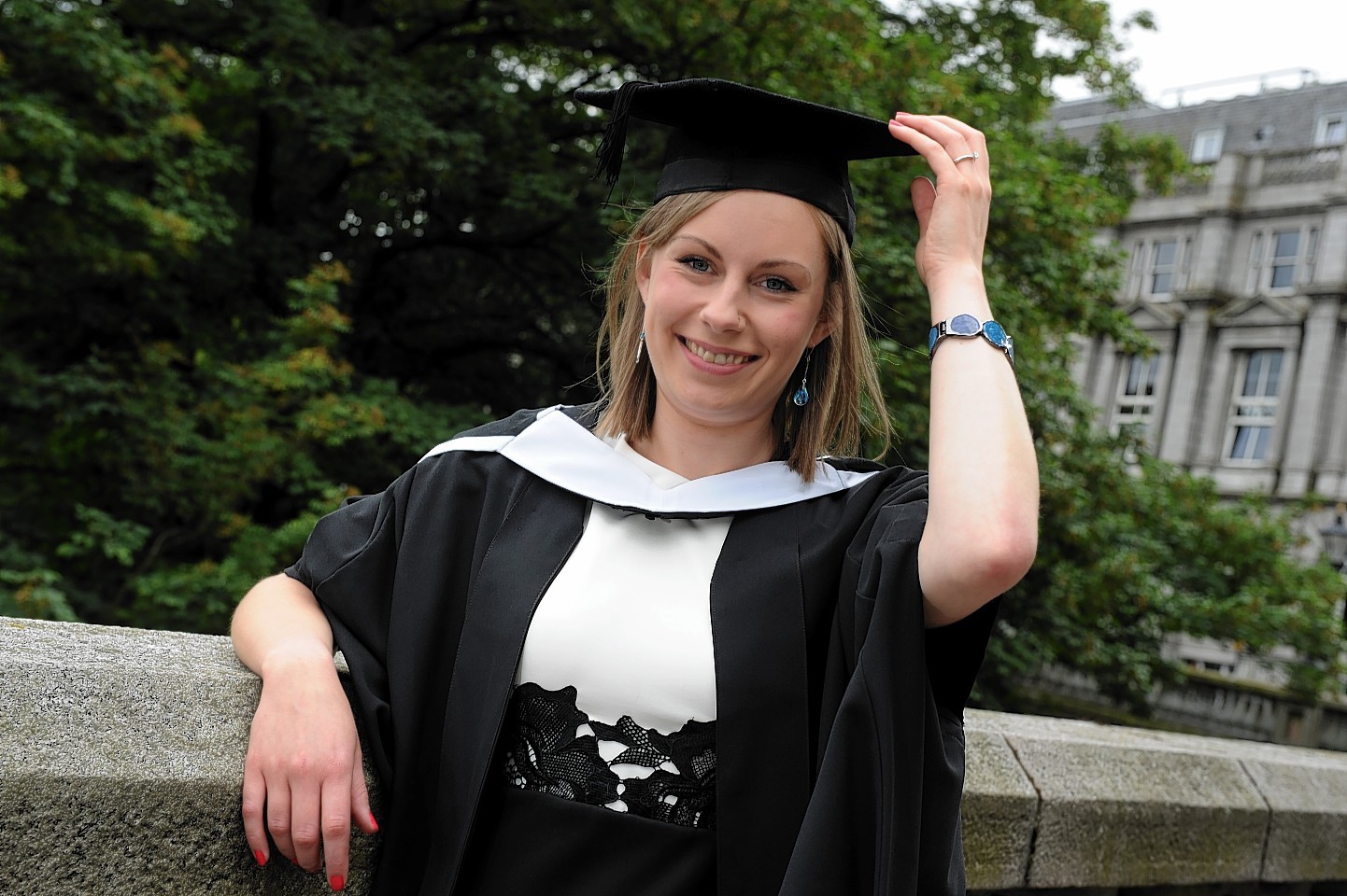 Kathleen at her graduation