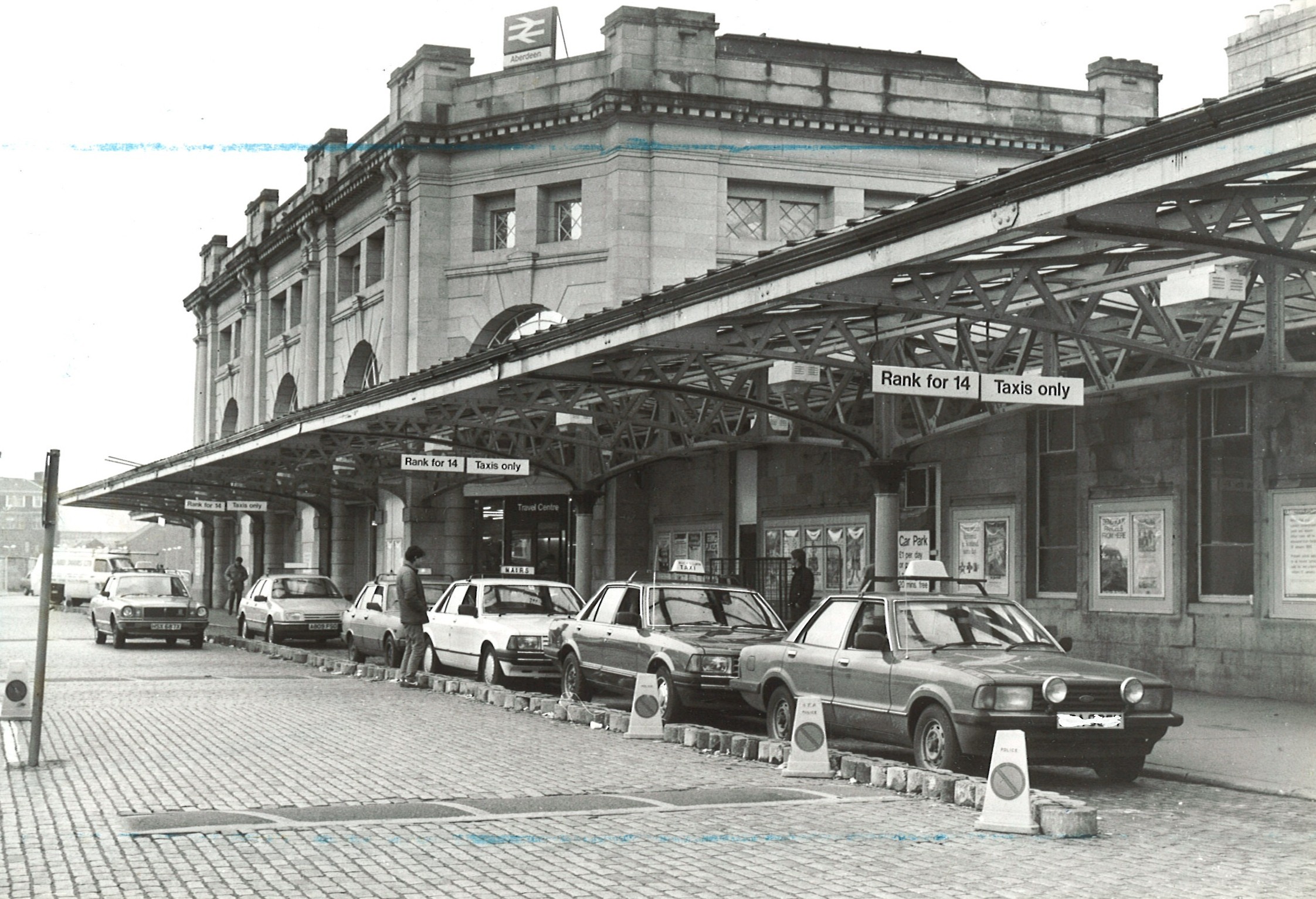 Aberdeen station before the development of Union Square