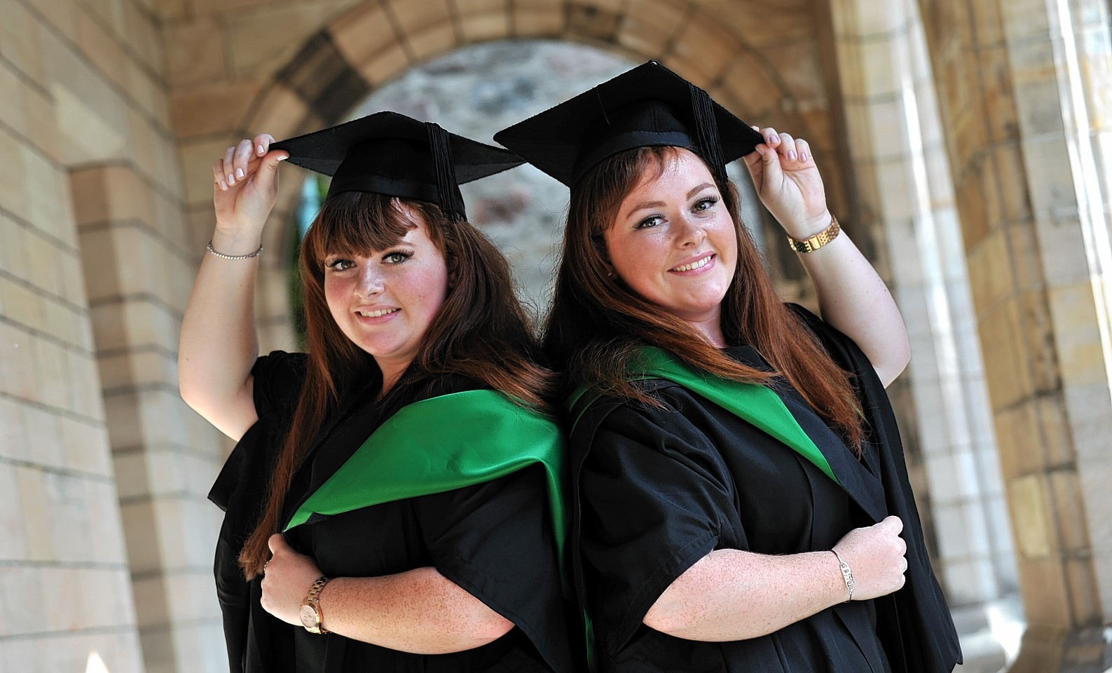 Twins Cara and Aisling Duncan