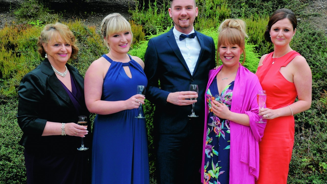 Loraine Ogilvie, Laura Campbell, Kyle Yeats, Suzie Rodger and Lisa Ritchie