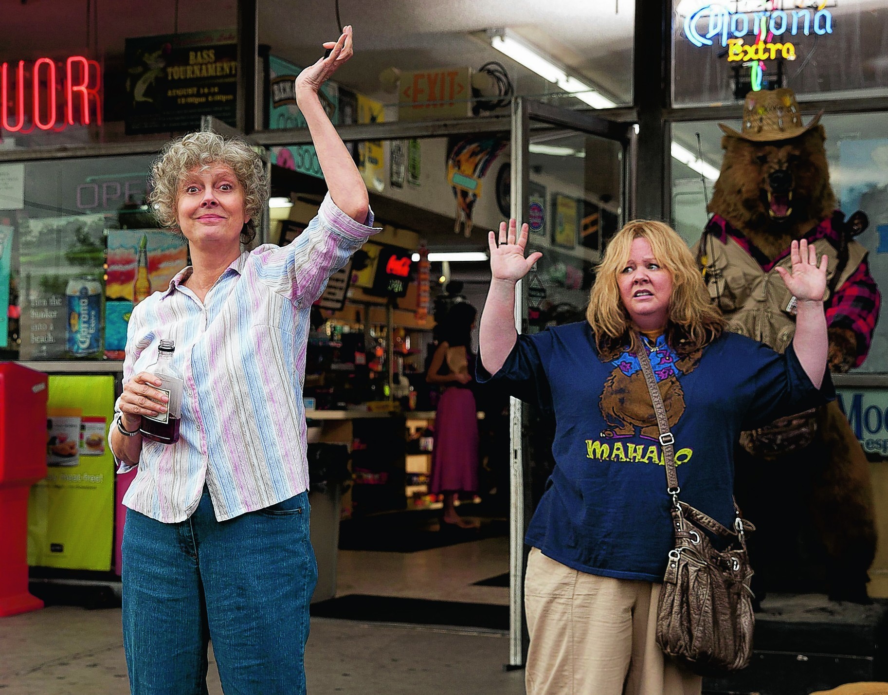 Susan Sarandon and Melissa McCarthy in a scene from Tammy