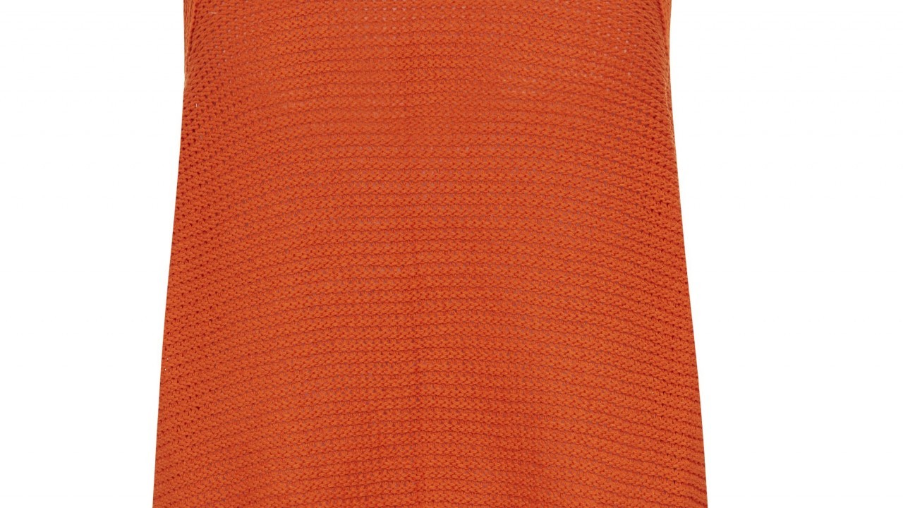 Orange Tape Knit Vest, £14.99, from New Look
