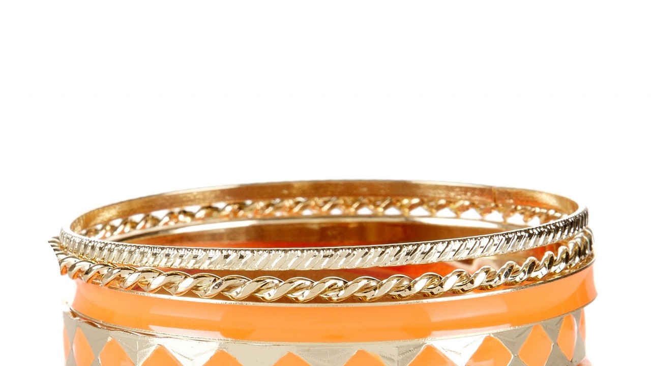 Bangles, £4.99, from New Look