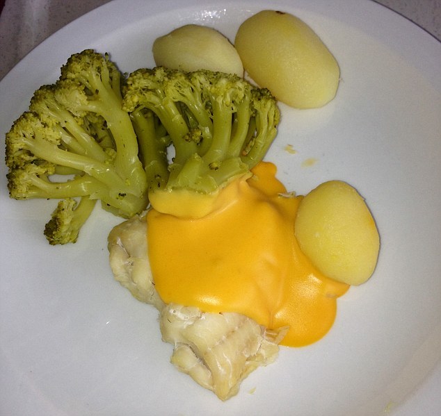 A patient at ARI was served a rather unappealing meal while being treated for Chrohn's disease