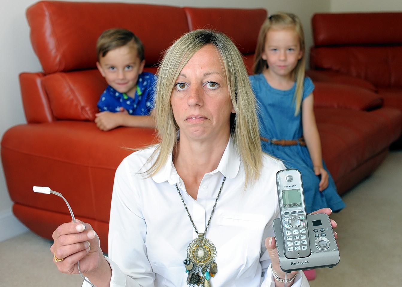 Carol-Ann McKerron and her family have no phone line